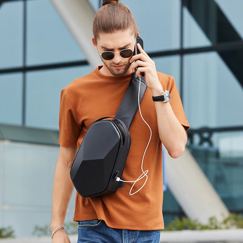 Waterproof Hard Shell Crossbody Bag for Travel – Bange Crashpak