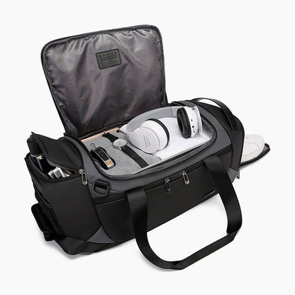 Carry-On Travel Duffel Bag 30L for Flight, Gym & Weekend Use – Bange Impact