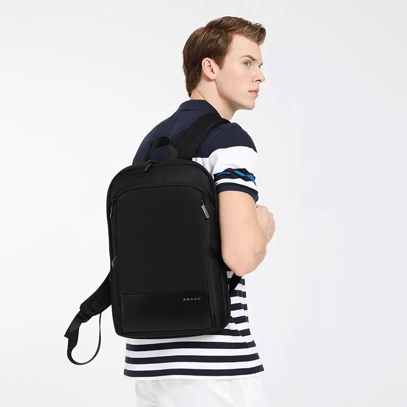 Slim Executive Backpack for 15.6" Laptop – Ultra-Thin & Lightweight – Bange Svelty