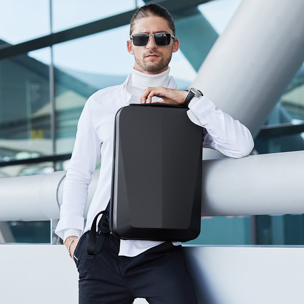 Anti-Theft Hardshell Backpack for 17.3" Laptop – Secure & Durable – Bange T-Shock II