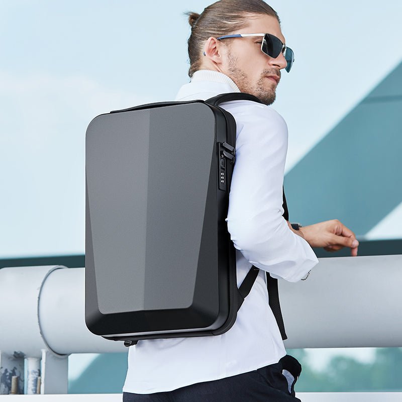 Anti-Theft Hardshell Backpack for 17.3" Laptop – Secure & Durable – Bange T-Shock II